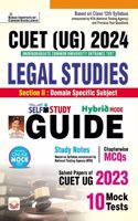 CUET UG 2024 Legal Studies GUIDE Study Notes + Chapterwise MCQs + Solved Paper of 2023 + 10 Mock Tests (English Medium)(4724)