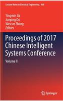 Proceedings of 2017 Chinese Intelligent Systems Conference