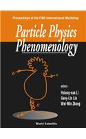 Particle Physics Phenomenology