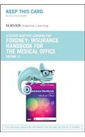 Adaptive Learning for Insurance Handbook for the Medical Office (Access Code)