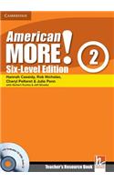 American More! Six-Level Edition Level 2 Teacher's Resource Book with Testbuilder CD-Rom/Audio CD