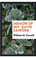 Memoir of Rev. David Sanford