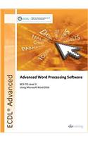 ECDL Advanced Word Processing Software Using Word 2016 (BCS ITQ Level 3)