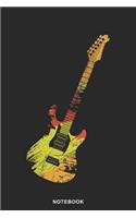 Guitar Instrument Art Graphic Notebook