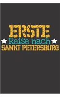 Erste Reise nach Sankt Petersburg: 6x9 Punkteraster Notizbuch perfektes Geschenk für den Trip nach Sankt Petersburg (Russland) für jeden Reisenden