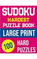 Sudoku Hardest Puzzle Book Large Print