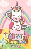 Unicorn Coloring Book for Kids 2-4