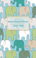 Elephant Personal Planner 2020-2024