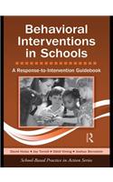Behavioral Interventions in Schools