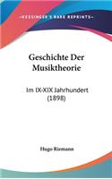 Geschichte Der Musiktheorie