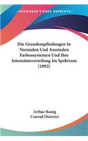 Grundempfindungen In Normalen Und Anomalen Farbensystemen Und Ihre Intensitatsverteilung Im Spektrum (1892)