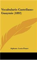 Vocabulario Castellano-Guaymie (1892)