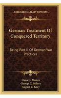 German Treatment of Conquered Territory
