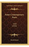 Some Contemporary Poets