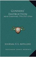 Gunners' Instruction