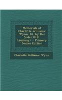 Memorials of Charlotte Williams-Wynn. Ed. by Her Sister (H.H. Lindesay).