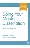 Doing Your Master's Dissertation
