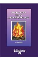 Burn Anger Before Anger Burns You (Large Print 16pt)