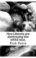 How Liberals are destroying the white race.: Why are liberals so intent on the destruction of the white race?