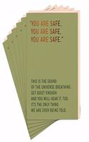 6-Pack Elizabeth Gilbert You Are Safe Card