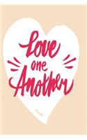 Love one another: Graph Paper Notebook with 120 pages 6x9 perfect as math book, sketchbook, workbook with heart and love 120 Pages