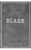 Blaze Weekly Planner