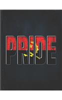 Pride: Angola Heritage Gift for Angolan Coworker from Luanda Undated Planner Daily Weekly Monthly Calendar Organizer Journal