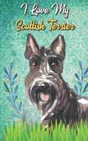 I Love My Scottish Terrier: Scottish Terrier Notebook and Journal with Bible Quotes and Faith Scriptures. Perfect Gift for Pet and Dog Owners.