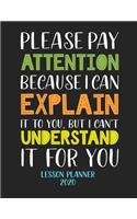 Lesson Planner 2020