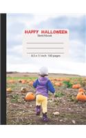 Happy Halloween Sketch Book