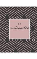 Be Unstoppable: Inspirational Note Taking System Book For Students