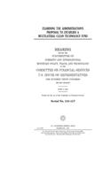 Examining the administration's proposal to establish a multilateral Clean Technology Fund