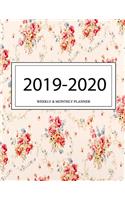 2019 - 2020 Weekly and Monthly Planner: Calendar Schedule + Organizer - Inspirational Quotes (2019-2020 Academic Planners