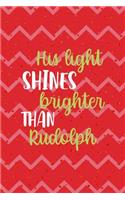 His Light Shines Brighter Than Rudolph