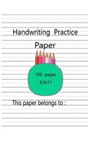 Handwriting Practice Paper