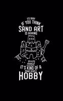 Sand art is boring: 6x9 sandcastle - grid - squared paper - notebook - notes