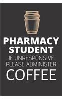 Pharmacy student if unresponsive please administer coffee