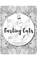 Farting Cats Coloring Book