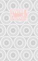 2020: A5 Diary Week on 2 Pages to View WO2P Journal - Horizontal Weekly Planner - Grey & Pink Retro Mandala Circles Pattern(120 2020 Weekly Diaries)