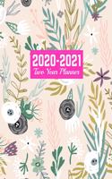 2020-2021 Two Year Planner: Neat Jan 1, 2020 to Dec 31, 2021 - Weekly & Monthly Planner Calendar and Schedule Organizer - Art Cover 00023189