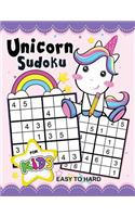 Unicorn Sudoku Book for Kids