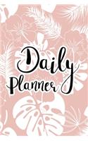 Daily Planner: The Organize tool for your powerful day. Pink floral cover design.(2 Just Memo)