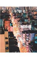 Notebook: 150 pages, 8x10 Inch College Ruled Composition Notebook For Writing. Great For Teenagers (Hong Kong)