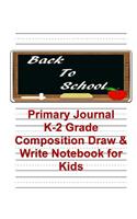 Back to School Primary Journal