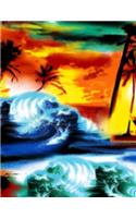 Surfing Waves Composition Book