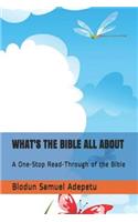 What's the Bible All about