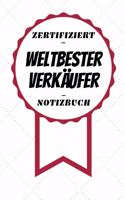 Notizbuch - Zertifiziert - Weltbester - Verkäufer