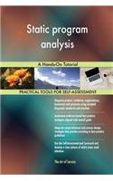 Static program analysis: A Hands-On Tutorial