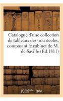 Catalogue d'Une Collection Précieuse de Tableaux Des Trois Écoles: Composant Le Cabinet de M. de Saville. Vente, Le 22 Janvier 1812