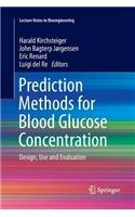 Prediction Methods for Blood Glucose Concentration